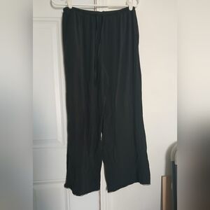 Victoria's Secret Black Wide Leg Pijama